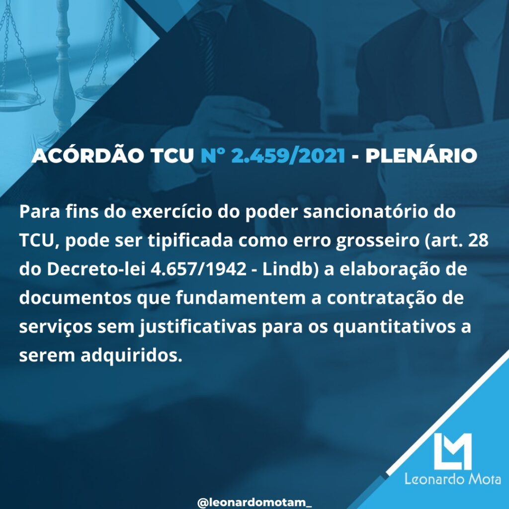 Acórdão nº 2.459/2021